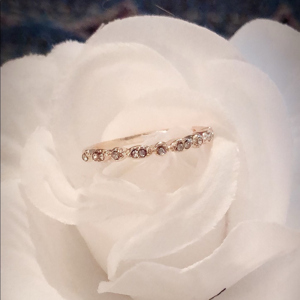 5/$50 Rose Gold & CZ Ring - Picture 2 of 6